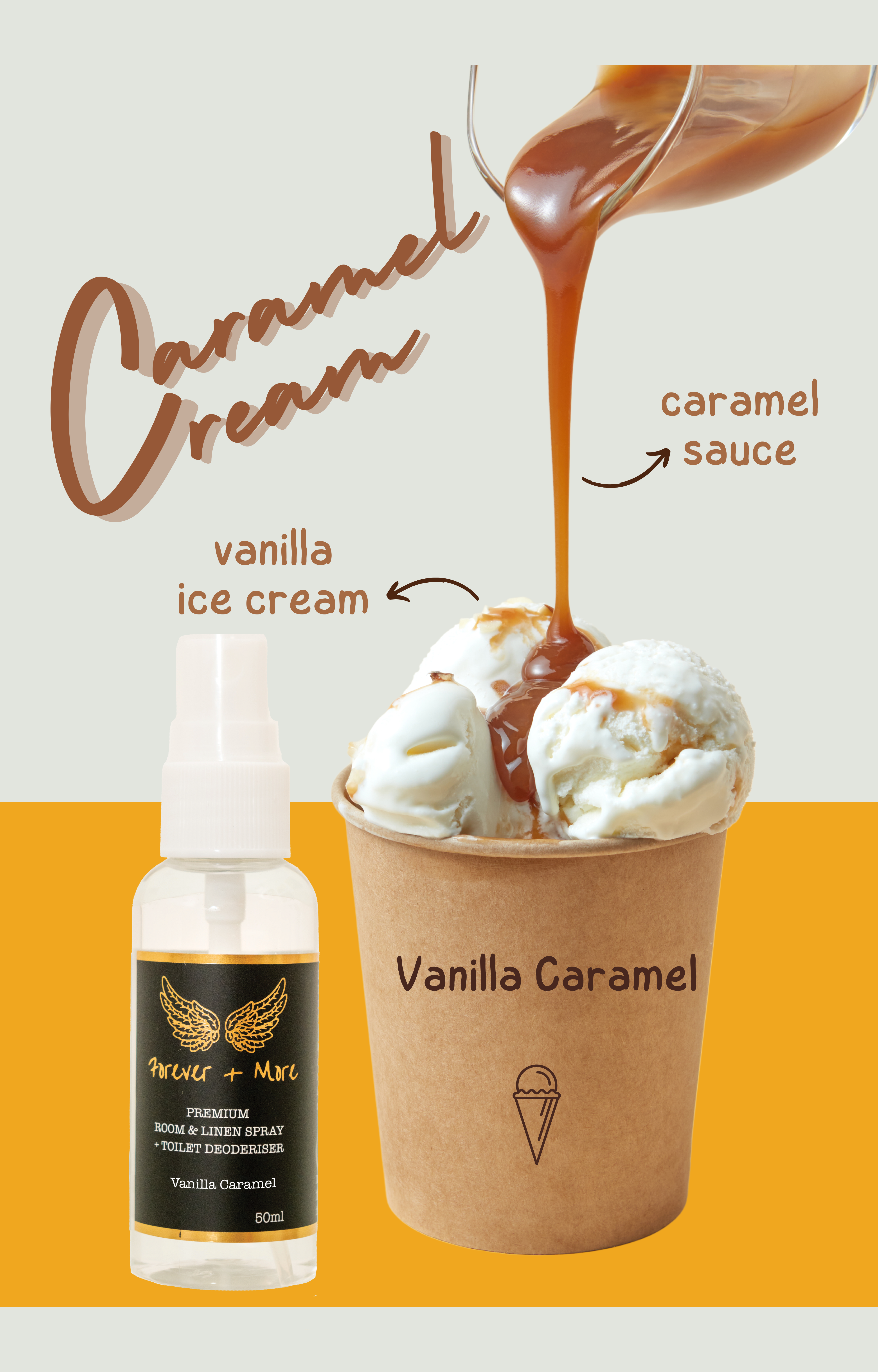 Vanilla Caramel Room & Linen Spray